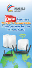 Do Not Purchase Wi-Fi 6E/7 Access Points from Overseas for Use in Hong Kong
