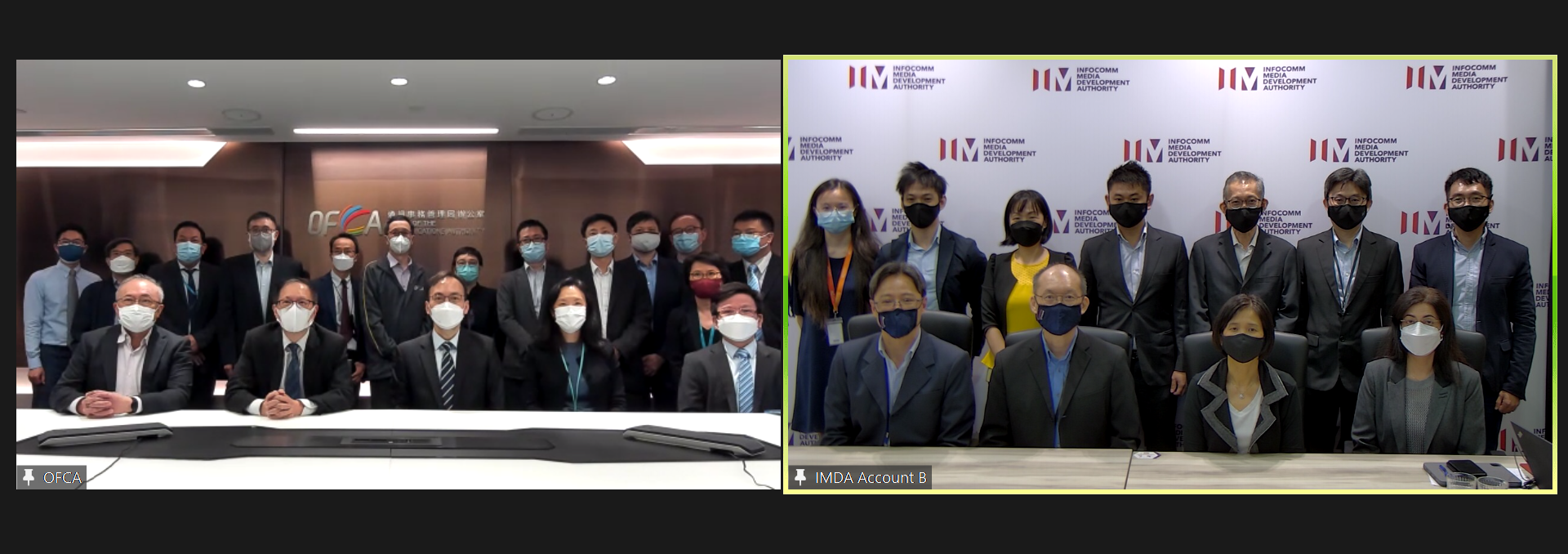 Bilateral Meeting Held between OFCA and the Infocomm Media Development Authority of Singapore