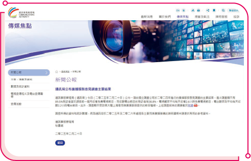 CA released the major findings of the Broadcasting Service Survey in February 2025.